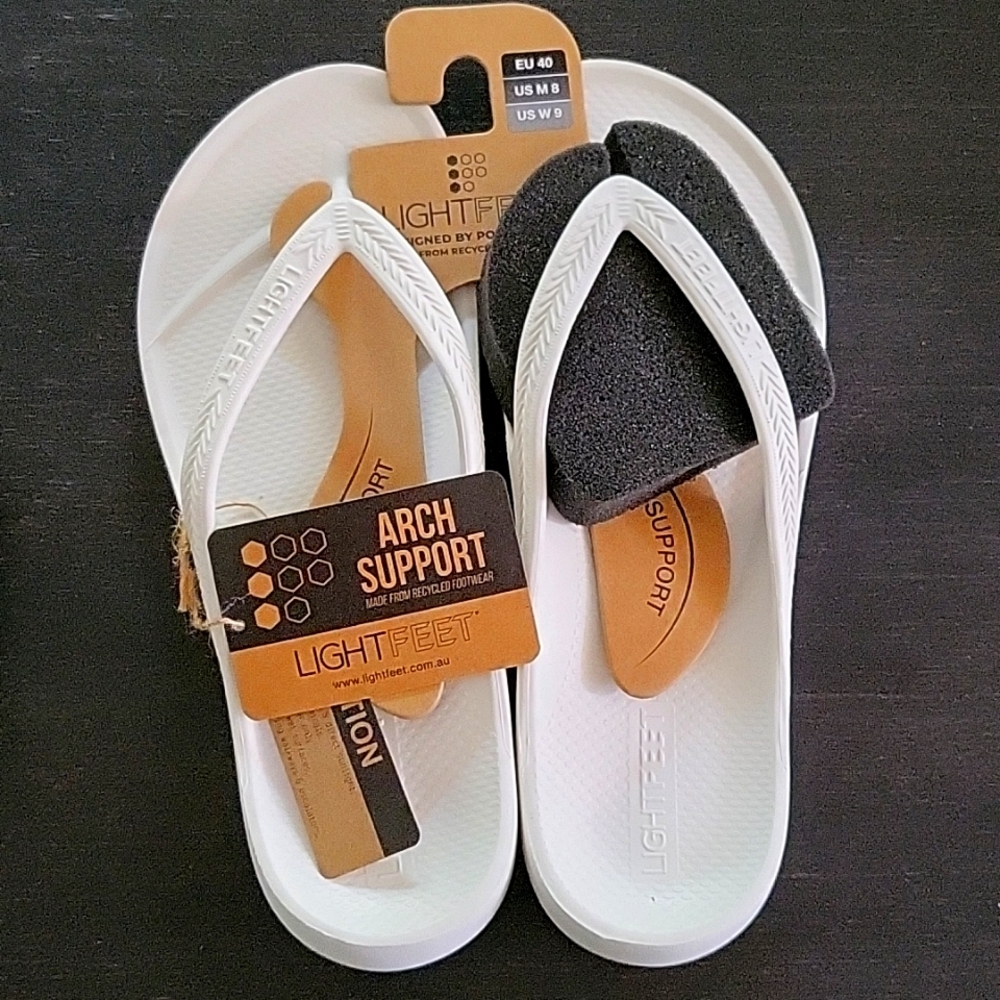 Lightfoot Sandals woman's size 9 Color White